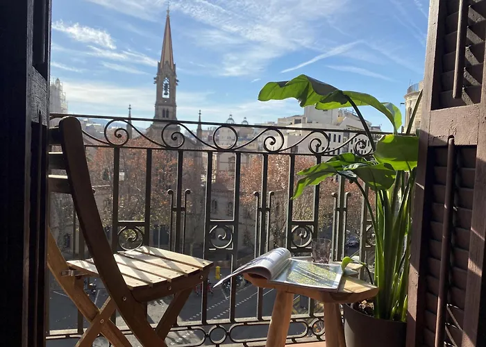 Luminous Designer Loft Style Apt Eixample Views By Myrentalhost