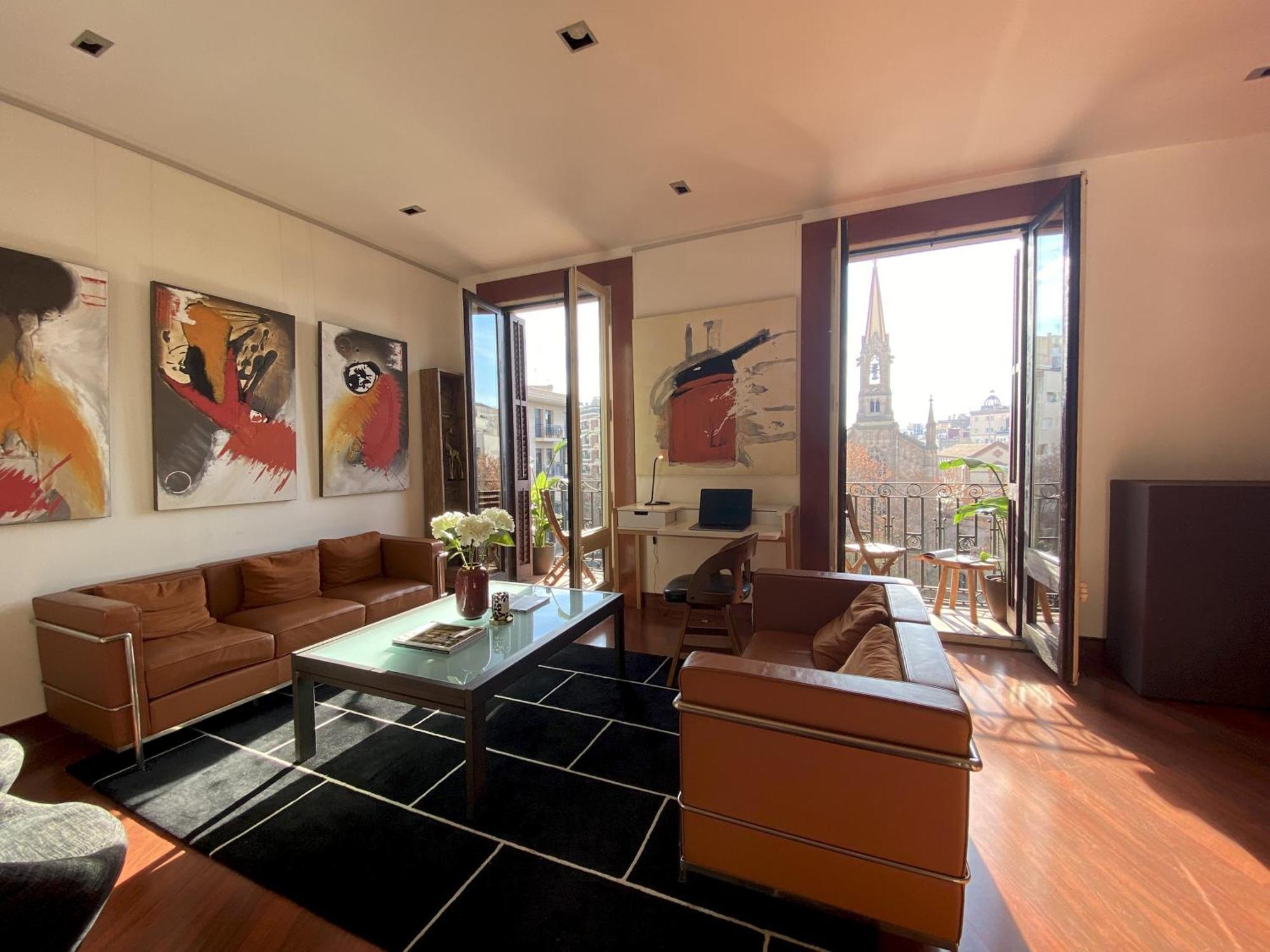 Luminous Designer Loft Style Eixample Views By Myrentalhost * Barcelona