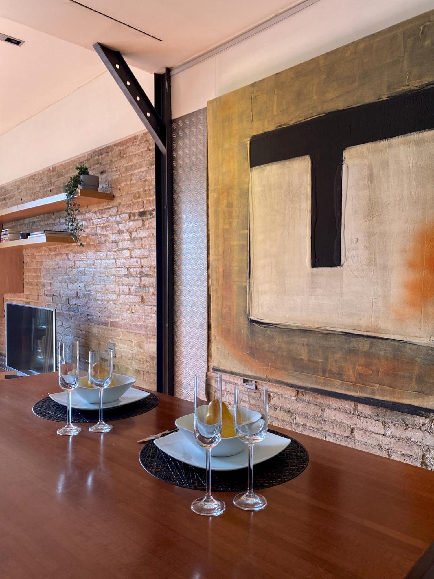 Luminous Designer Loft Style Eixample Views By Myrentalhost Apartment *