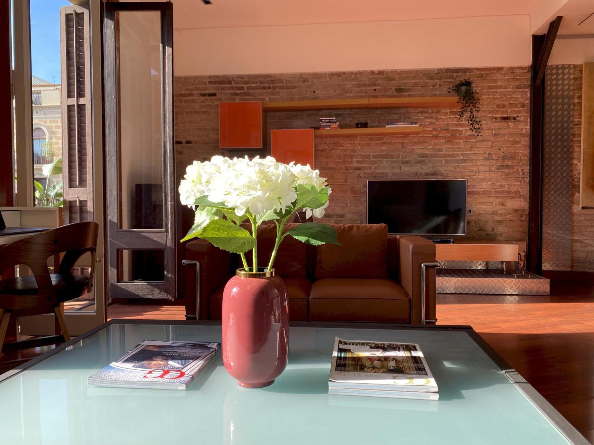 Luminous Designer Loft Style Eixample Views By Myrentalhost Apartment Barcelona