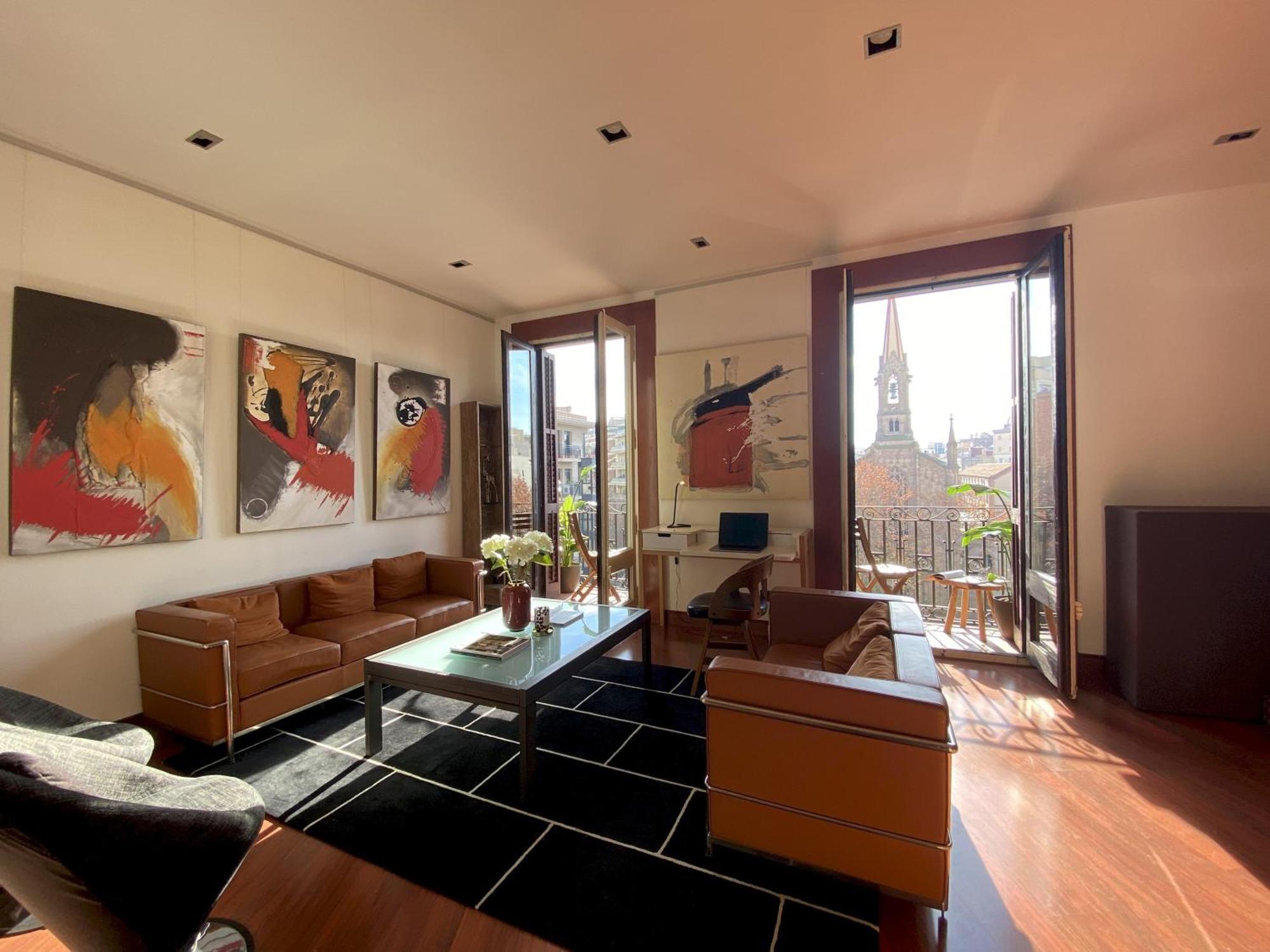 Apartment Luminous Designer Loft Style Eixample Views By Myrentalhost Barcelona