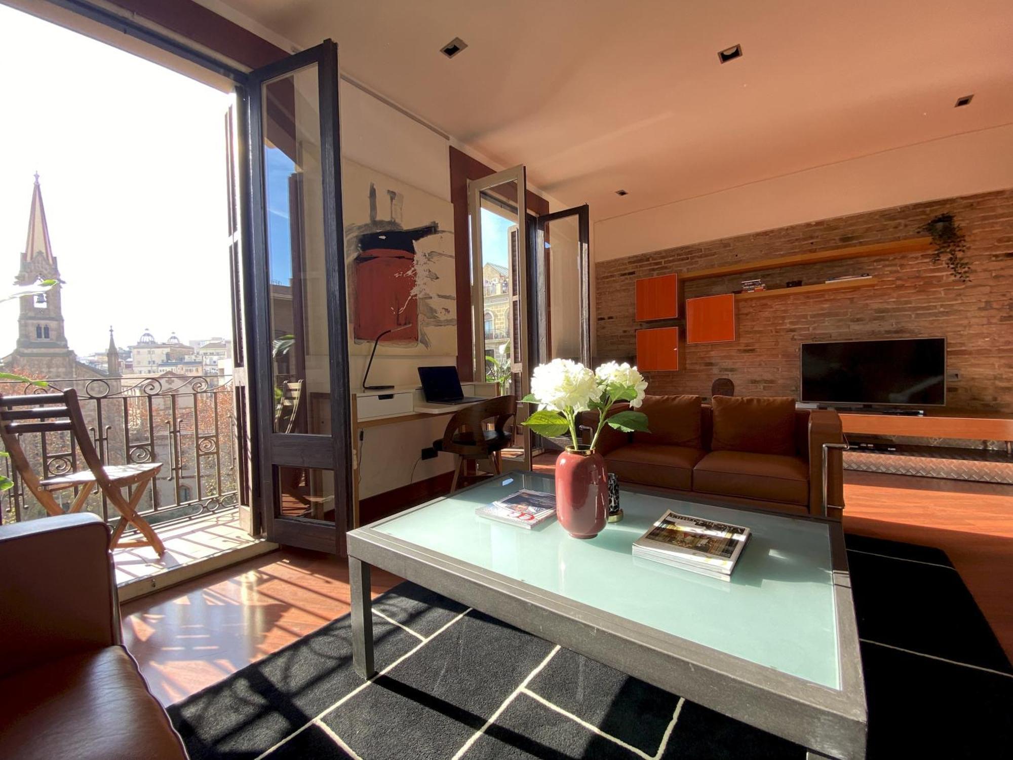 Luminous Designer Loft Style Eixample Views By Myrentalhost Apartment